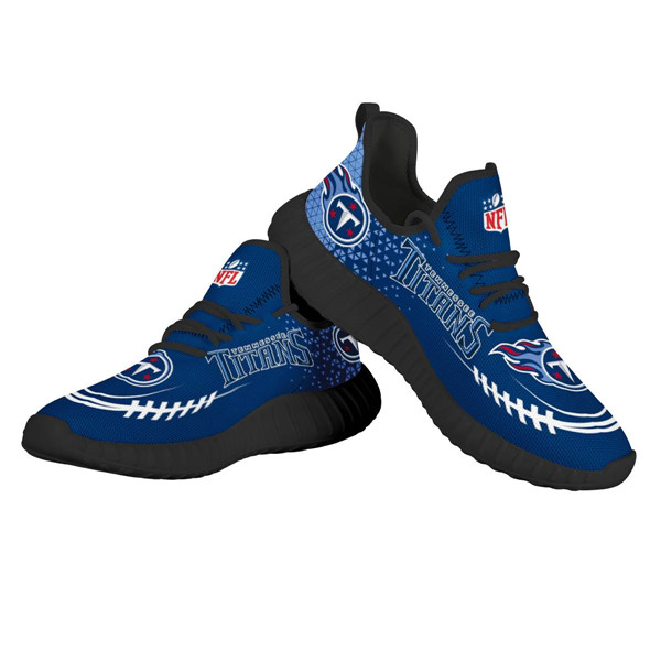 Women's Tennessee Titans Mesh Knit Sneakers/Shoes 004 Women's Tennessee Titans Mesh Knit Sneakers/Shoes 004